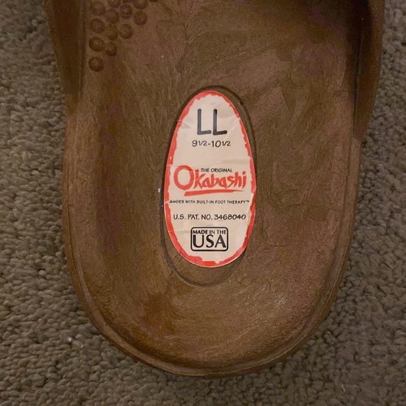***VINTAGE***OKABASHI MEN’S MAGNA SANDALS SIZE 9.5-10.5 - Picture 2 of 12